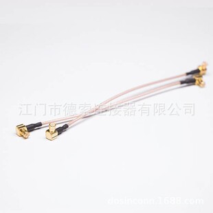 MCX���^������ɫRG178ͬ�S�����^��90��MCXĸ�^�Ӿ�10cm