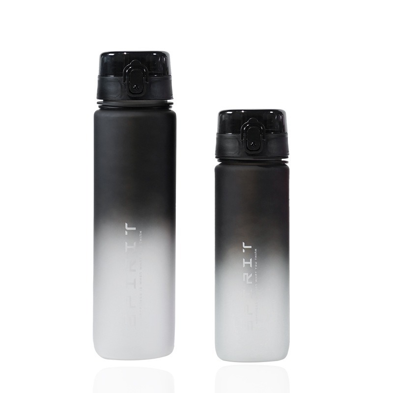 Vaso deportivo, vaso portátil de color degradado, vaso de plástico con cierre, vaso rebote, vaso espacial, gran capacidad, solo para uso en exteriores