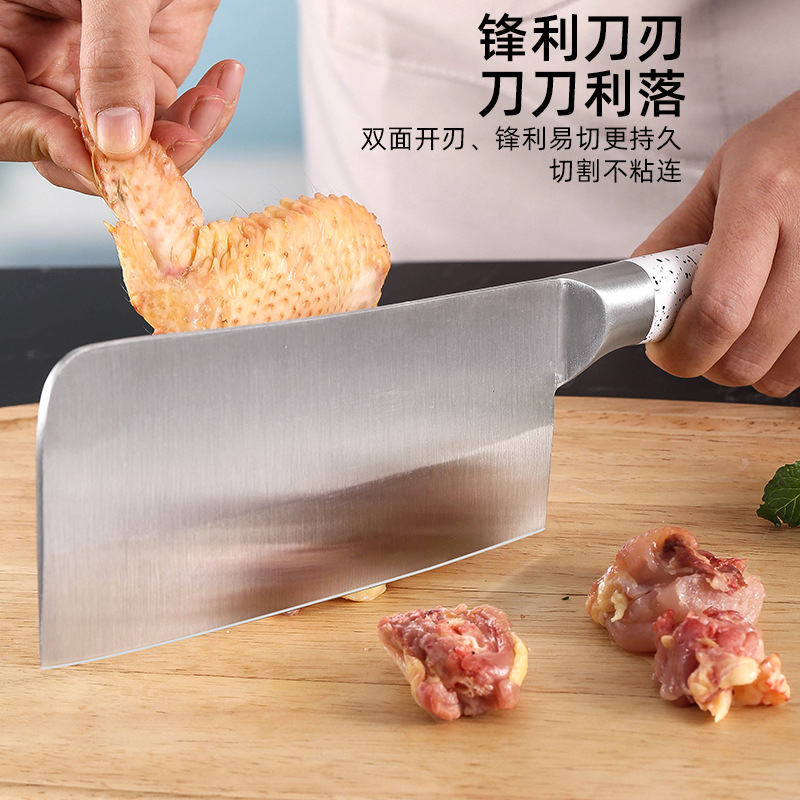 Comercio exterior spot cuchillos de acero inoxidable utensilios de cocina 8 piezas juegos de cuchillos de frutas mango hueco juegos de cuchillos de punto