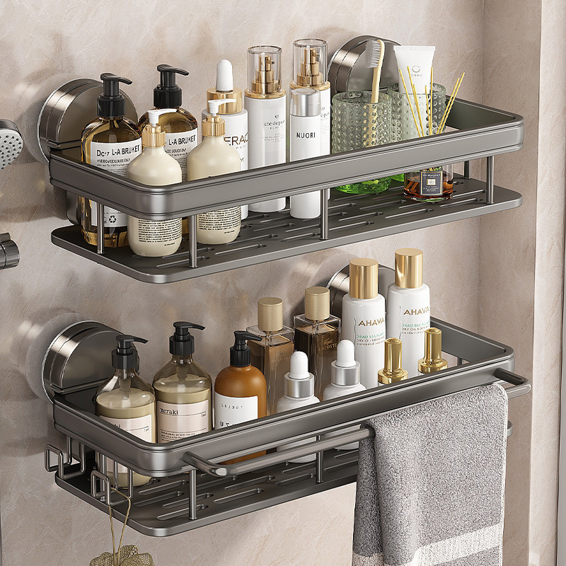 Suction Cup Storage Rack Toilet Bathroom Basket Wash Table Non-perforated Wall-mounted Wall-mounted Toilet Storage Rack Suction Cup Storage Rack Toilet Bathroom Basket Wash Table Non-perforated Wall-mounted Wall-mounted Toilet Storage Rack