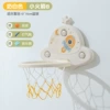 [火箭B【皮球+音乐】强力3大吸盘【奶白】]