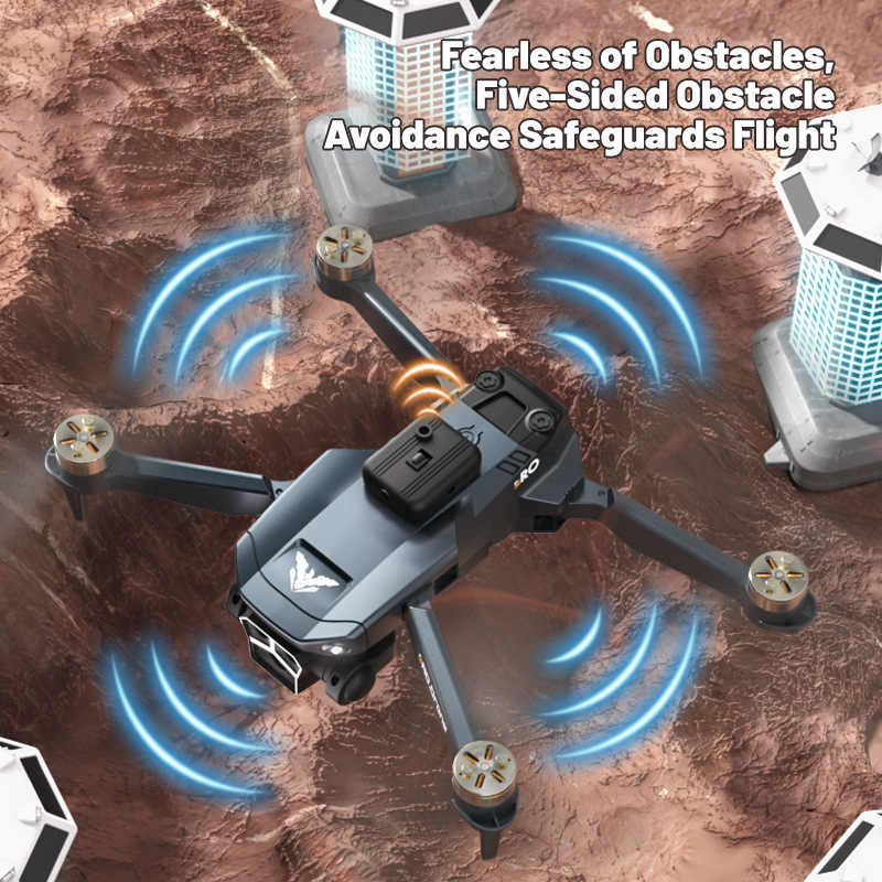 JJRC Nuevo producto transfronterizo sin escobillas evitar obstáculos UAV flujo de luz flotante de alta definición fotografía aérea con control remoto de pantalla grande avión