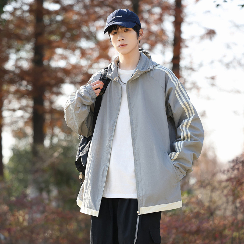 Fábrica de montaña ropa de protección solar para mujeres de verano nuevo anti-UV manga larga chaqueta con capuchón ligera delgada hombre 7706