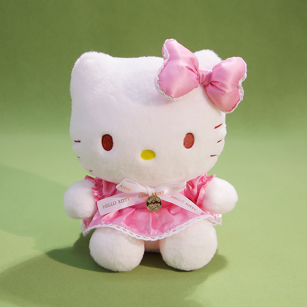 Genuine Hello Kitty Doll Hello Kitty Cat KT CAT Hello Kitty muñeca de peluche de juguete muñeca de niña