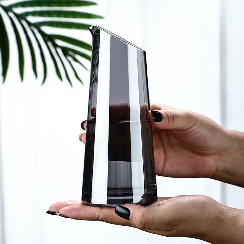 Estilo japonés vino pot bar separador de vino cóctel decantador cristal vaso vino Vino decantador