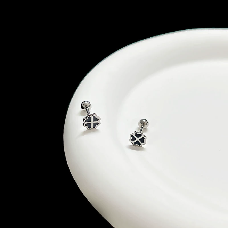 Серьги из нержавеющей стали, конструктор, стиль Chanel, простой и элегантный дизайн