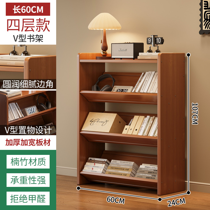 Estante de libros contra la pared gabinete integrado piso vertical almacenamiento estante de artículos sala de estar mostrando casera armario de almacenamiento estante multicapa