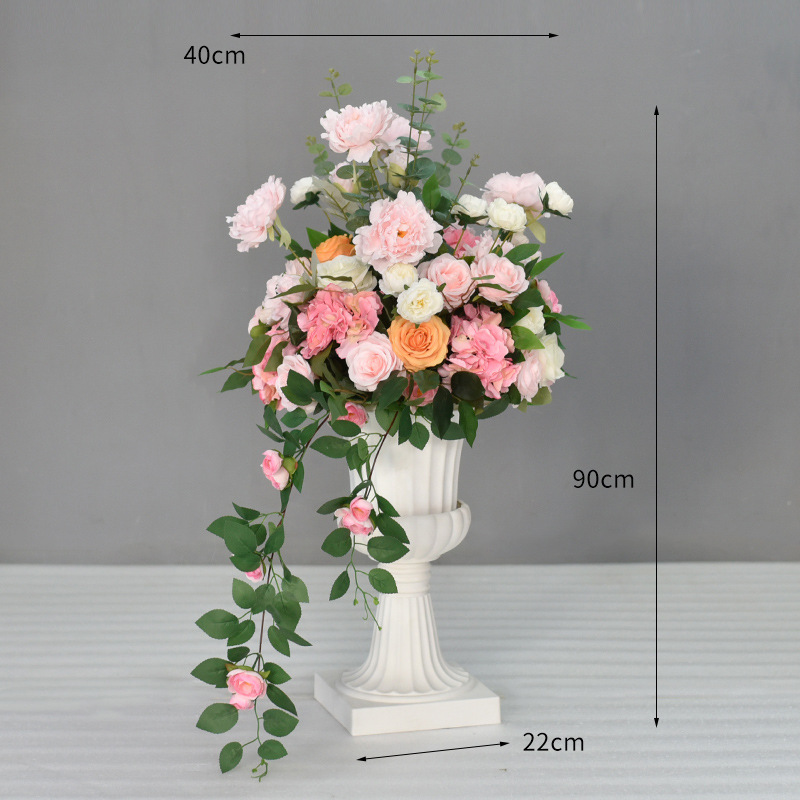 핑크 로마 화분 화초 재배