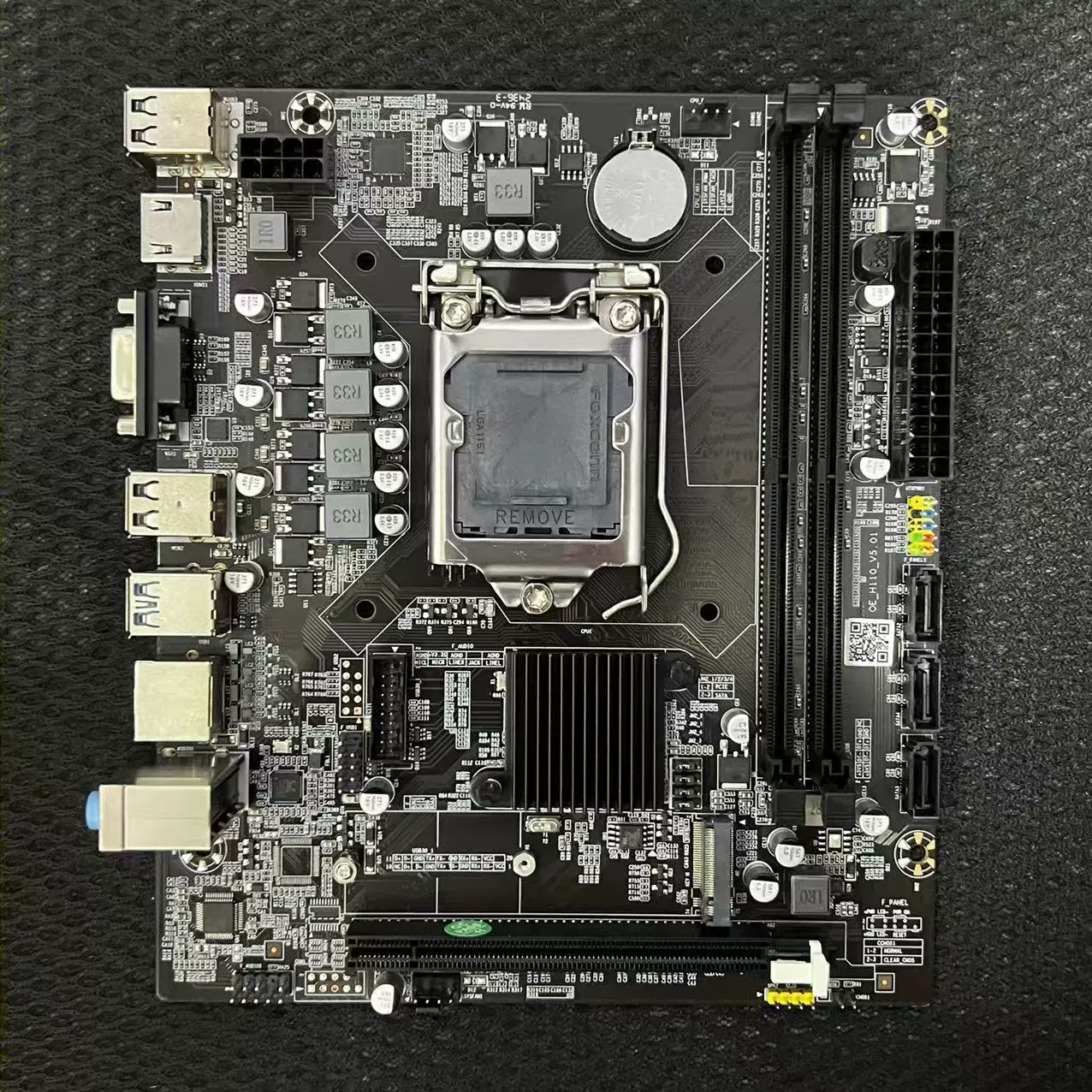Новая материнская плата H110 LGA-1151 с двухканальным DDR4 и набором CPU, поддерживает M.2