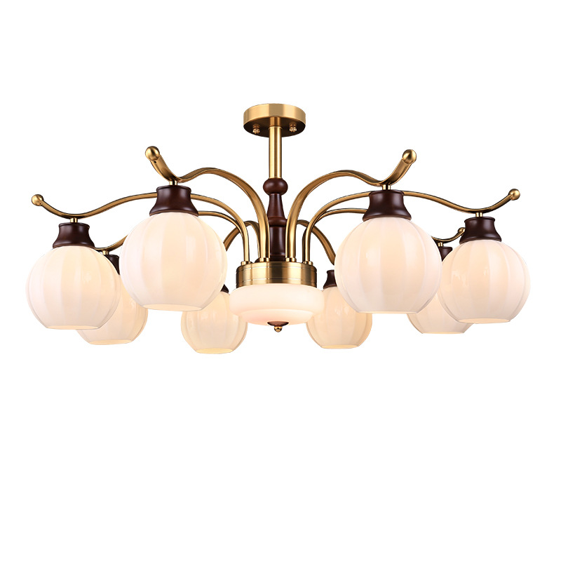 Salón retro americano candelabro de capullo creativo Restaurante simple francés estudio dormitorio protección ocular candelabro 397L