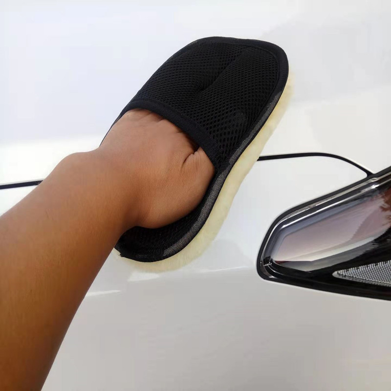 Xinxiili engrosada chenille guantes de lavado de coches guantes de espuma de terciopelo de coral terciopelo largo de una cara guantes de limpieza de coches de doble cara de terciopelo largo