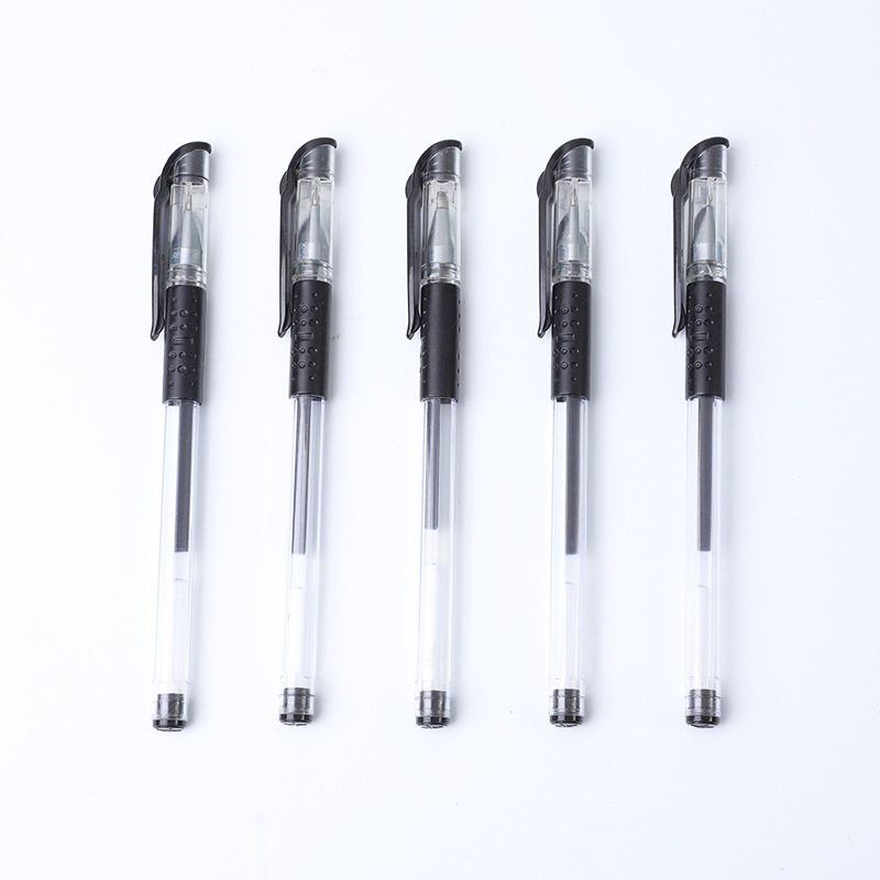 Suministros de papelería al por mayor, bolígrafos de escritura, bolígrafos de gel para estudiantes, bolígrafos coreanos bonitos a base de agua, bolígrafos negros para firmas, transfronterizos