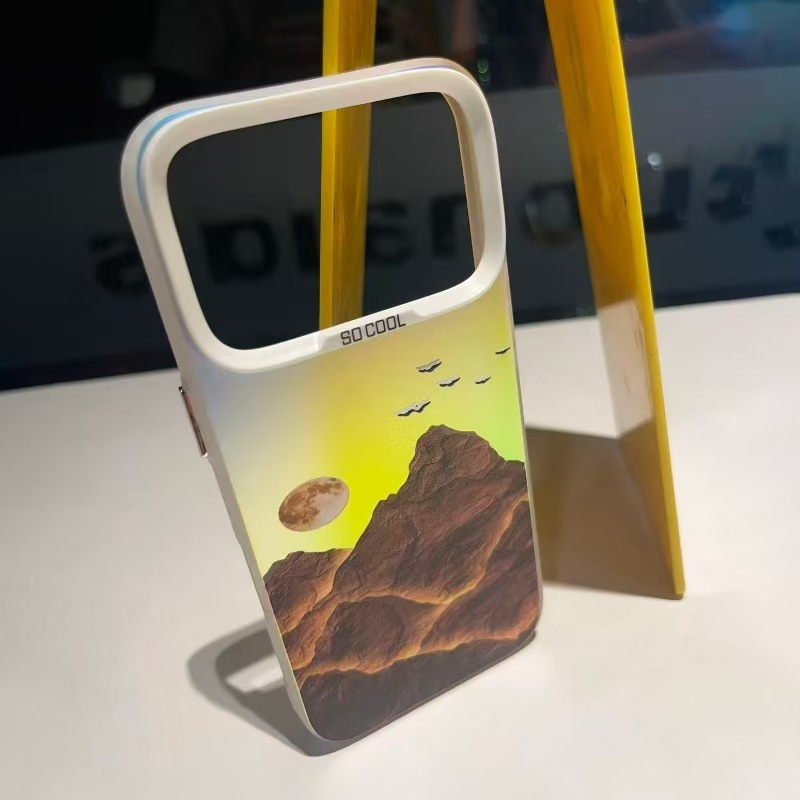 日落金山适用苹果17Promax手机壳iPhone16元气壳日韩15/14跨境13/|undefined
