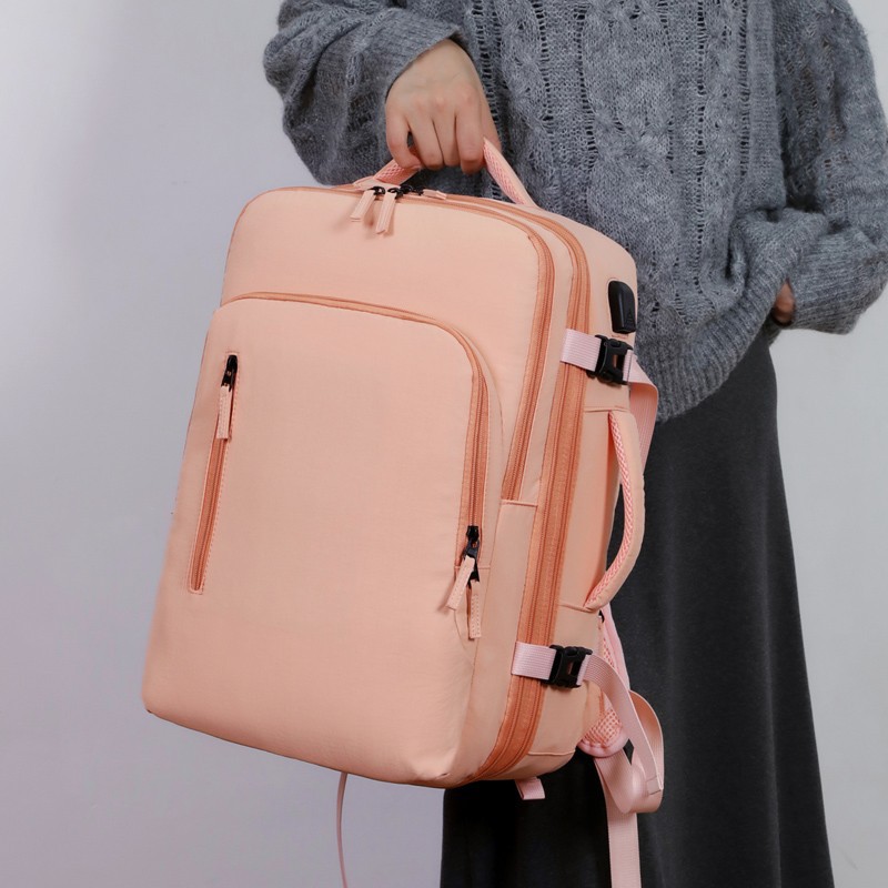 Nieuwe, eenvoudige en uitbreidbare rugzak voor zakenreizen, multifunctionele en handige laptoprugzak voor op reis_voghion.com