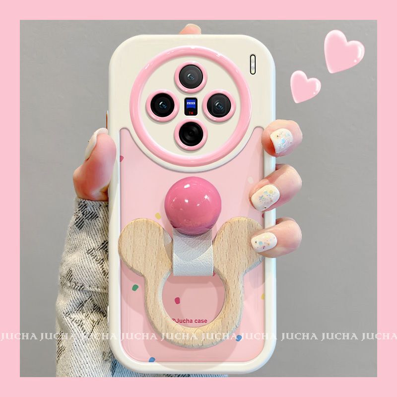 Suitable for Vivox200 Mobile Phone Case, High-End Niche Vivox100Spro Mobile Phone Case X 90m Strange Ring Buckle