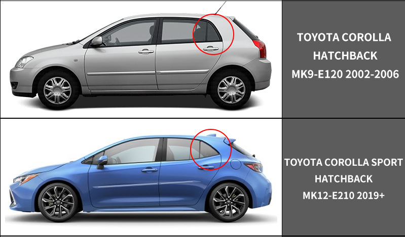 Suitable for Toyota Corolla Sport Window Visor
