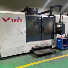 处理二手高峰VMM-1688数控铣床三轴硬轨工作台转速6000