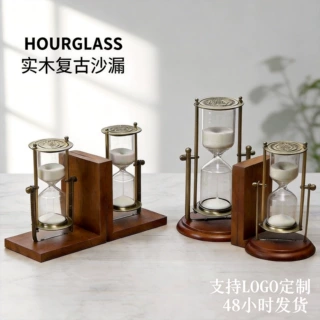 定制复古学习时间沙漏计时器摆件 创意摆件定制时间计时器沙漏