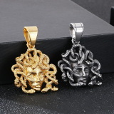 Ретро подвеска в стиле хип-хоп из нержавеющей стали, европейский стиль