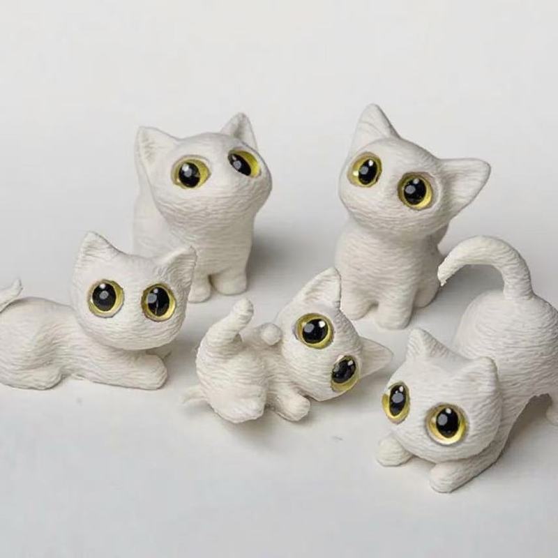现货大眼萌猫3d打印玩具桌面工艺品手办摆件|undefined