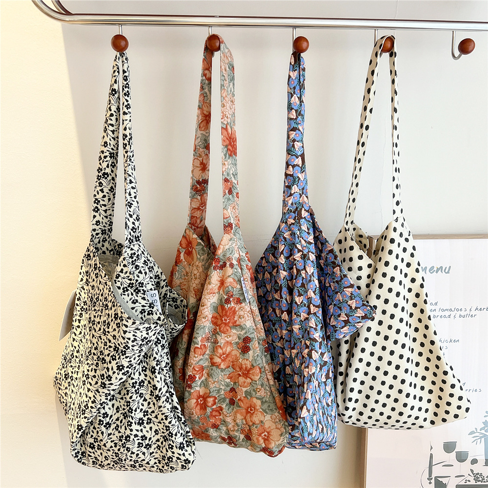 Polyester Lining Material Women's Medium Polyester Flower Leopard Sexy Pillow Shape Open Underarm Bag