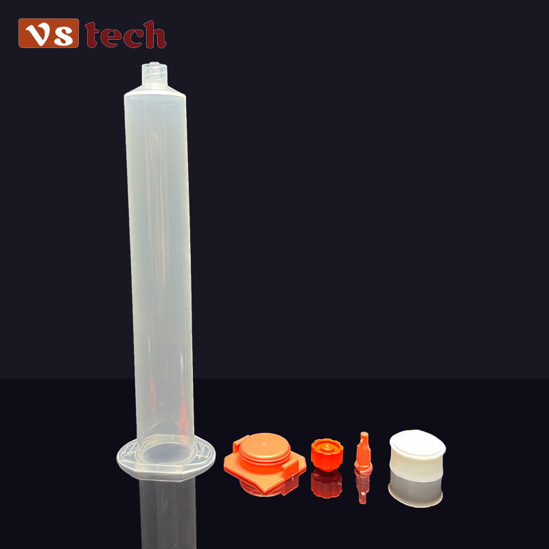 美式55高透明针筒绿色茶色黑色点胶针筒滴胶适配器转接头批发