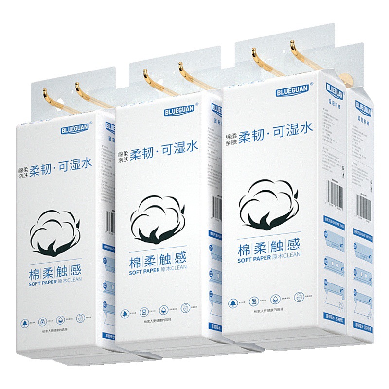 Papel tisú colgante al por mayor, papel tisú para el hogar, paquete grande de toallas de papel para montar en la pared, papel tisú para regalo, toallitas de mano, papel tisú