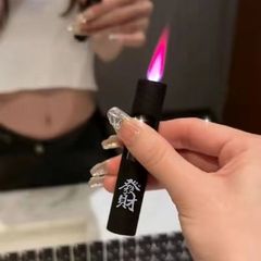 【Dropshipping】Stylish Round Small Windproof Lighter for Instagram Girls