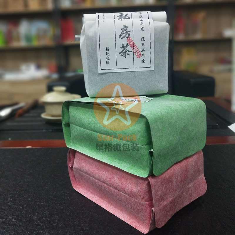 石棉纸茶叶铝箔袋四边封复合袋