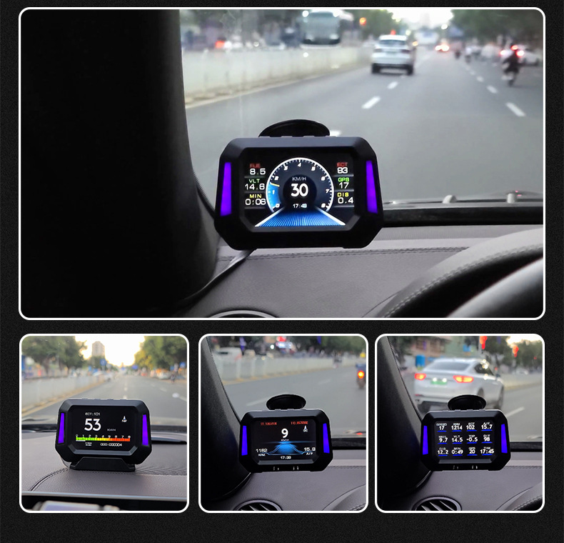 Cross-Border New Product Car Hud Head-Up Display Car Obd Universal High-Definition Portable Driving Computer Display