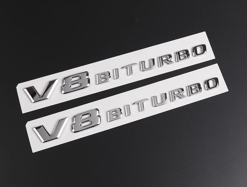 Applicable to Mercedes-Benz G63 Rear Letter Mark G 500 550 Body Side Mark V8BITURBO Modification AMG Blackening Sticker
