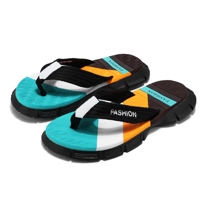 Zapatillas de flip flop para hombres coreanos cómodas zapatillas de plantilla para hombres zapatos de playa transfronterizos vietnamitas flip flops