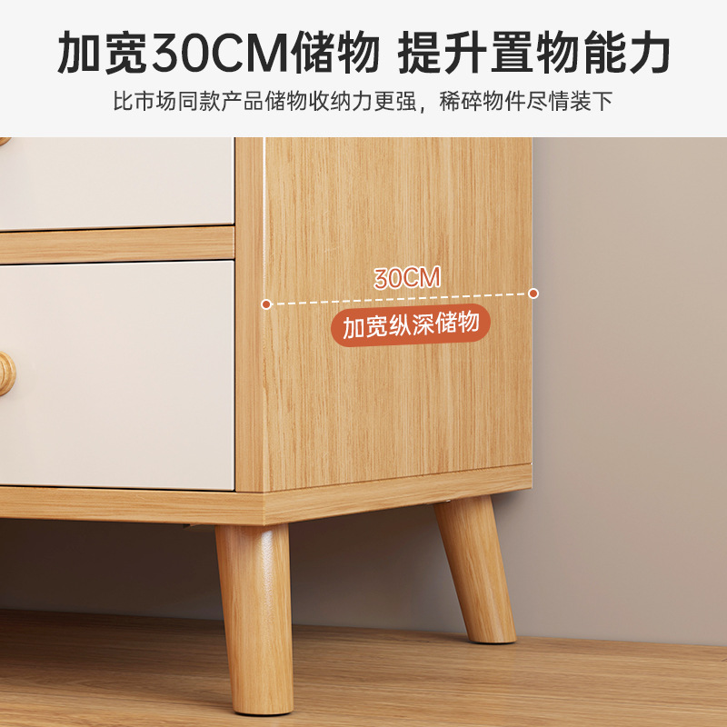 Taberna de cama dormitorio 2025 nuevo casero al lado de la cama armario de almacenamiento pequeño armario de alquiler simple estante de almacenamiento