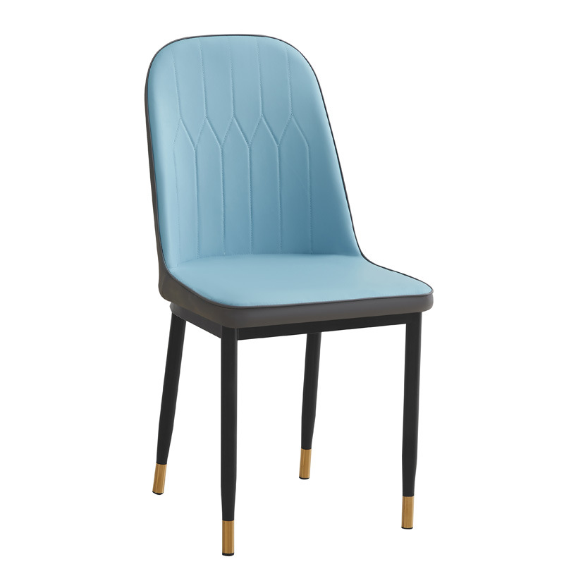 Silla de comedor de lujo ligera, taburetes domésticos, estilo nórdico simple, mesas y sillas de maquillaje en línea, restaurantes de hotel, mesas y sillas de comedor de hierro forjado