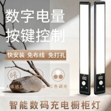 两支装感应灯夜灯 铝合金磁吸床头灯台灯学习护眼LED充电小夜灯