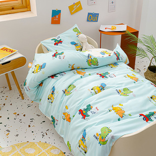 Pure Cotton Era Kindergarten Quilt Six-Piece Set Pure Cotton Baby Quilt Cover Three-Piece Nap Quilt Bedding