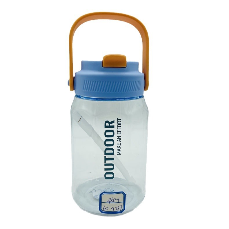 LY-460 espacio taza de plástico flor taza de té mango portátil Oficina hogar taza de plástico taza de agua taza de Estudiante