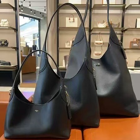 Koujia Brooklyn Brooklyn Genuine Leather One-Shoulder Armpit Work Clothing High-End Versatile Lazy Style Satchel Tote Bag