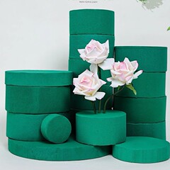 円形円柱の花泥の異形の花泥の生け花の新鮮な花の泥の工場の卸売りは代行して越境して高品質のサイズを決められます。