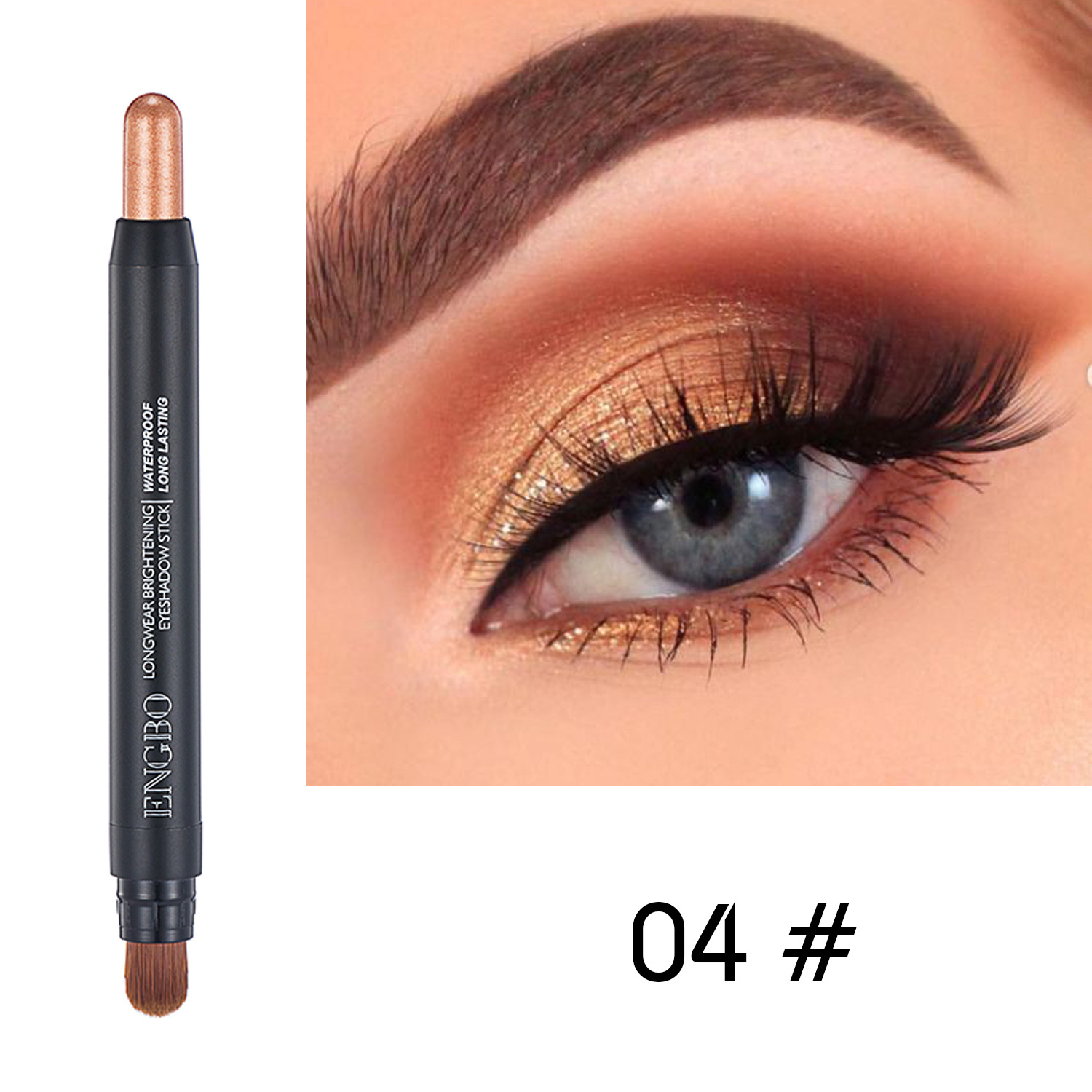 ENGBO Foreign Trade Double-tipped eyeshadow Pen Amazon Best-selling Eyeshadow Pen Set Long-lasting pearlescent Cross-border Eyeshadow undefined