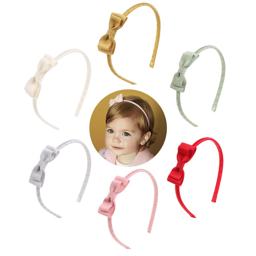 80907 Cute bow headband Spring and summer new threaded cloth headband Full-covered cloth children's fabric headband