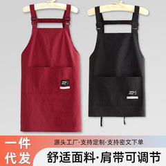 家庭用キッチン用エプロン 防水・防油 女性用 かわいい 洋風 調理・作業用 大人用エプロン 汚れにくい作業服 ドロップシッピング
