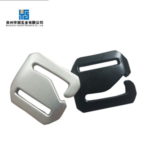 Luggage Backpack Adjustment Buckle Metal Aviation Aluminum Webbing 6 Points Nine-character Hook Factory Direct Supply