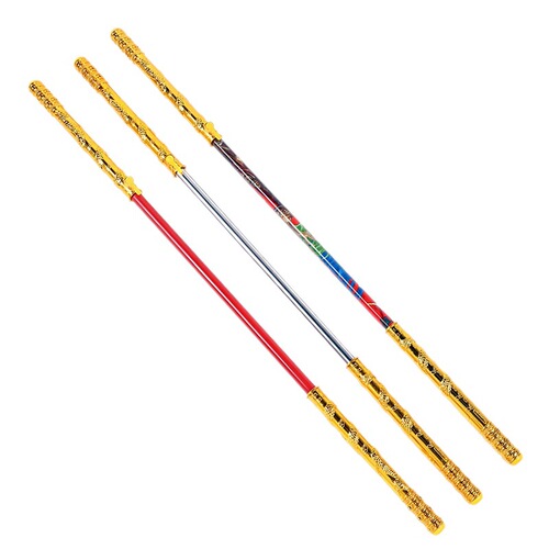 Golden hoop children's toy retractable Sun Wukong Ruyi weapon retractable self-defense supreme treasure bullet stick Dinghaishen needle