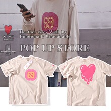 2020夏装潮牌陈冠希eu溶解心69系列日系tee宽松情侣男女T恤高品质