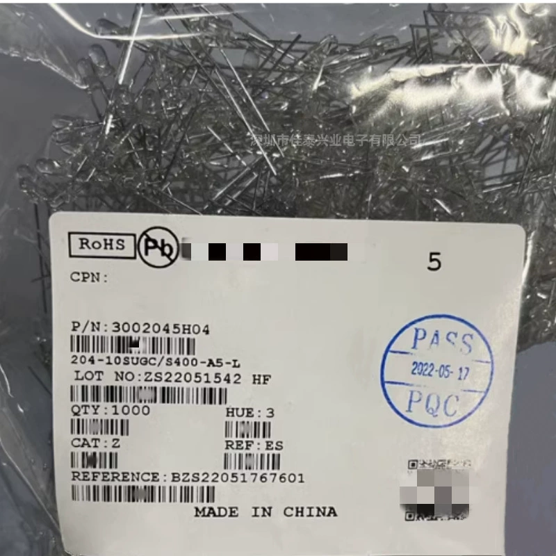 204-10SUGC/S400-A5-L light emitting diode/LED 3mm full series