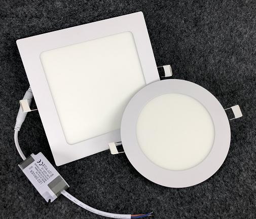 Ingeniería led downlight incrustada luz de techo de aluminio ultrafino material iluminación redonda centro comercial supermercado panel Luz