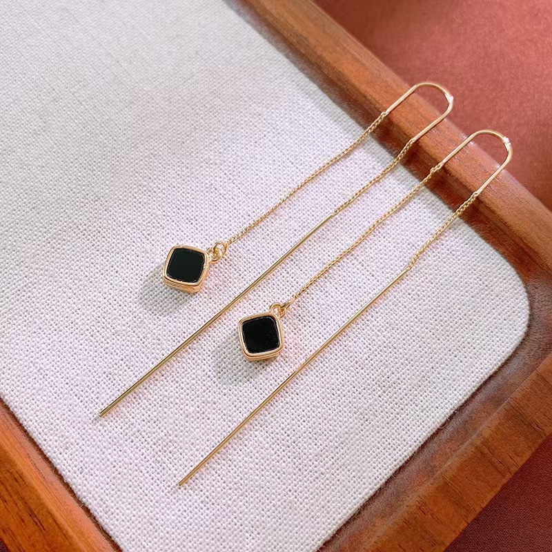 Diseño simple largo gancho de orejas con bordas de estilo elegante estilo elegante y juguetón auriculares de estilo retrógrado image 7