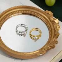 Кольцо из серебра 925 пробы, 5-6 мм, круглое, сильное, светлое, безупречное, с пресноводным жемчугом, ювелирные изделия Zhuji Hainian