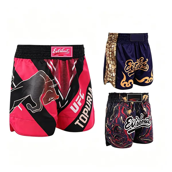 Venom Muay Thai Shorts, Fighting Shorts, Boxing and Martial Arts Training Pants, Professional Competition Pants for Men and Women, Camouflage Sweat-Absorbing Pants